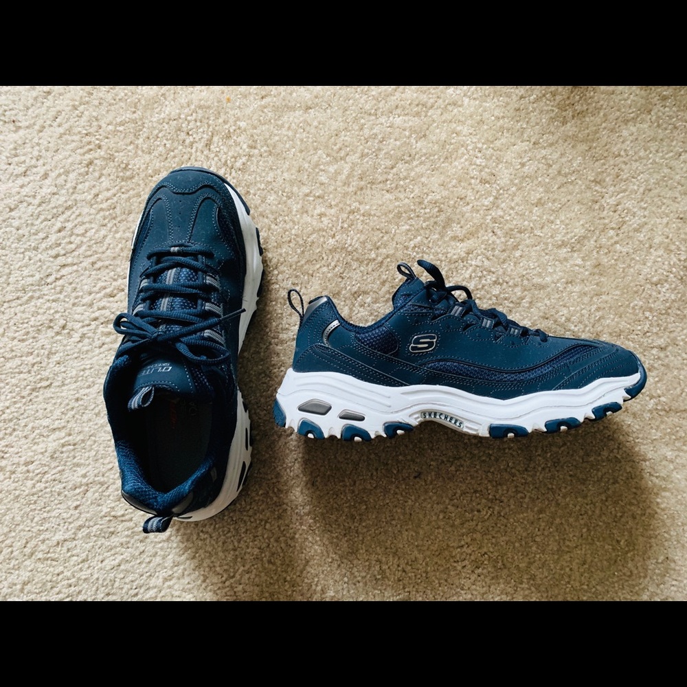 Skechers Navy Blue shoes with memory form